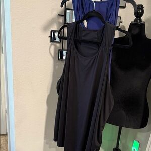 Tek Gear Black and Purple Tank Tops